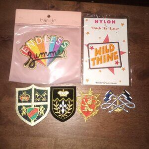 ⭐️2 for $10⭐️Bundle of six DIY patches - ban.do, nylon magazine, nautical